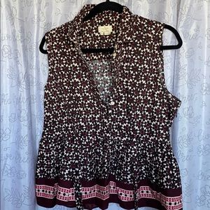 Kate Spade peplum shirt